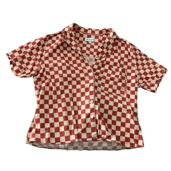 NWOT, Wray Spiced Checkered Long‎ Lounge Set size Small - Picture 5 of 8